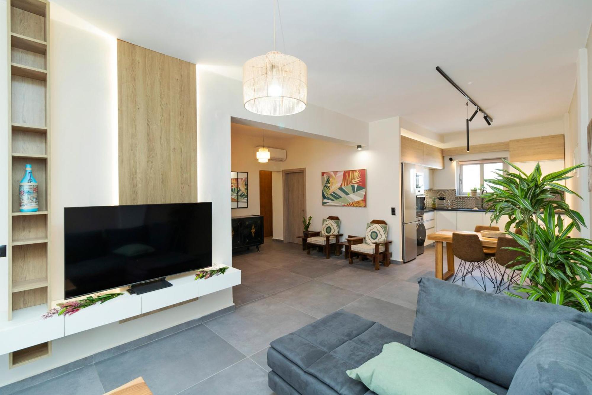 Stylish And Modern Apartment Near Nea Chora Beach Chania  Exterior photo