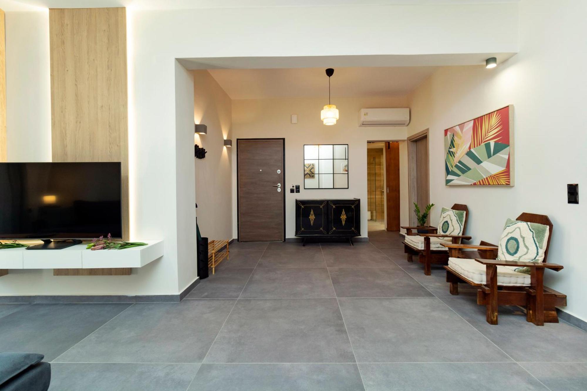 Stylish And Modern Apartment Near Nea Chora Beach Chania  Exterior photo