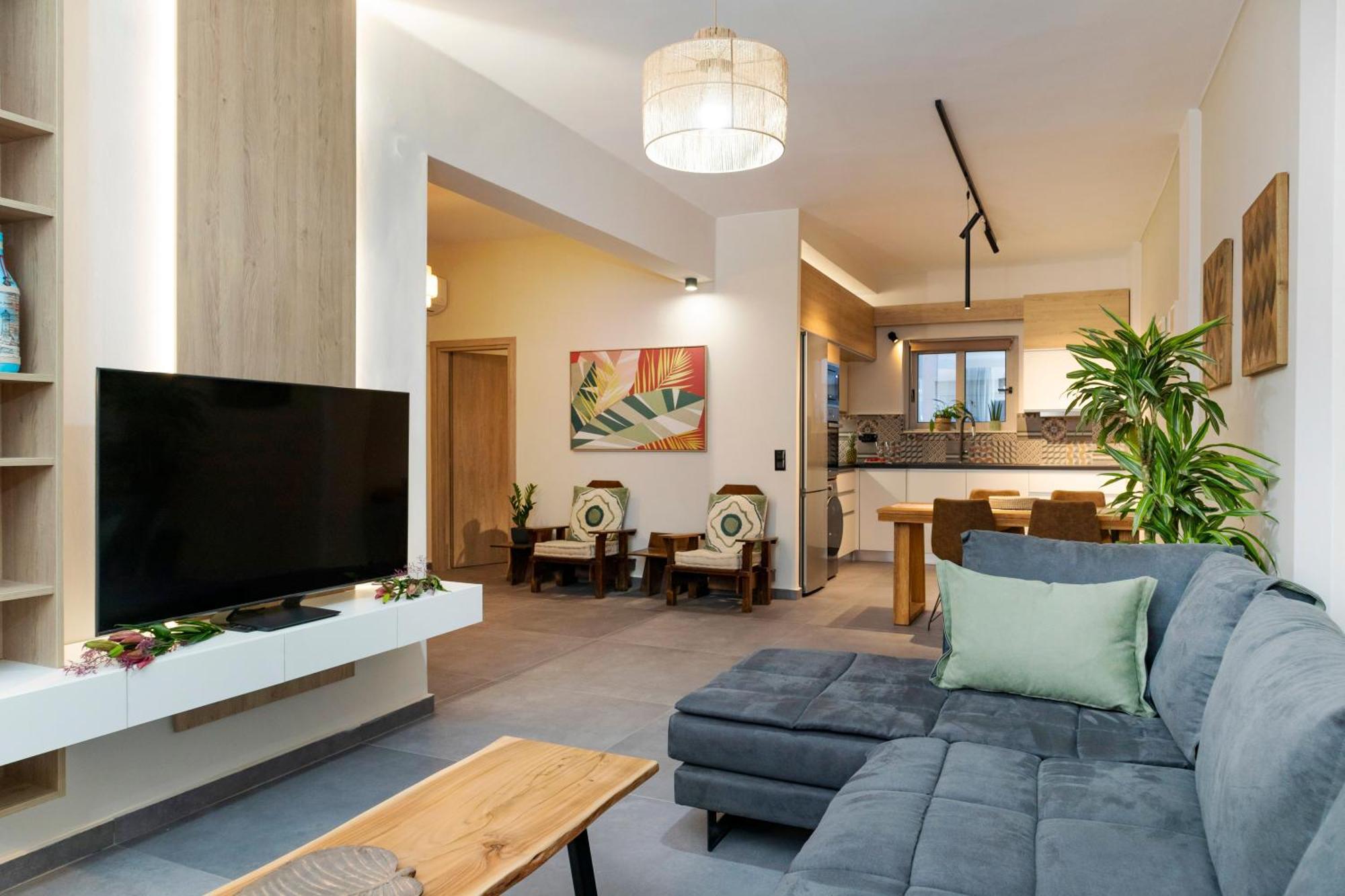 Stylish And Modern Apartment Near Nea Chora Beach Chania  Exterior photo